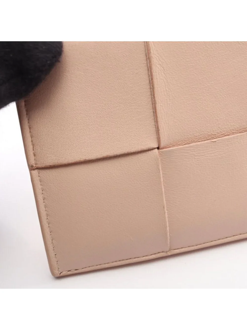 Bottega Veneta Coin Case Cassette Card Pink Leather